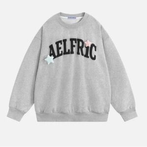 Aelfric Eden Gray Sweatshirt with White Star
